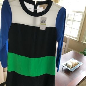 MICHAEL KORS- Stripped Dress